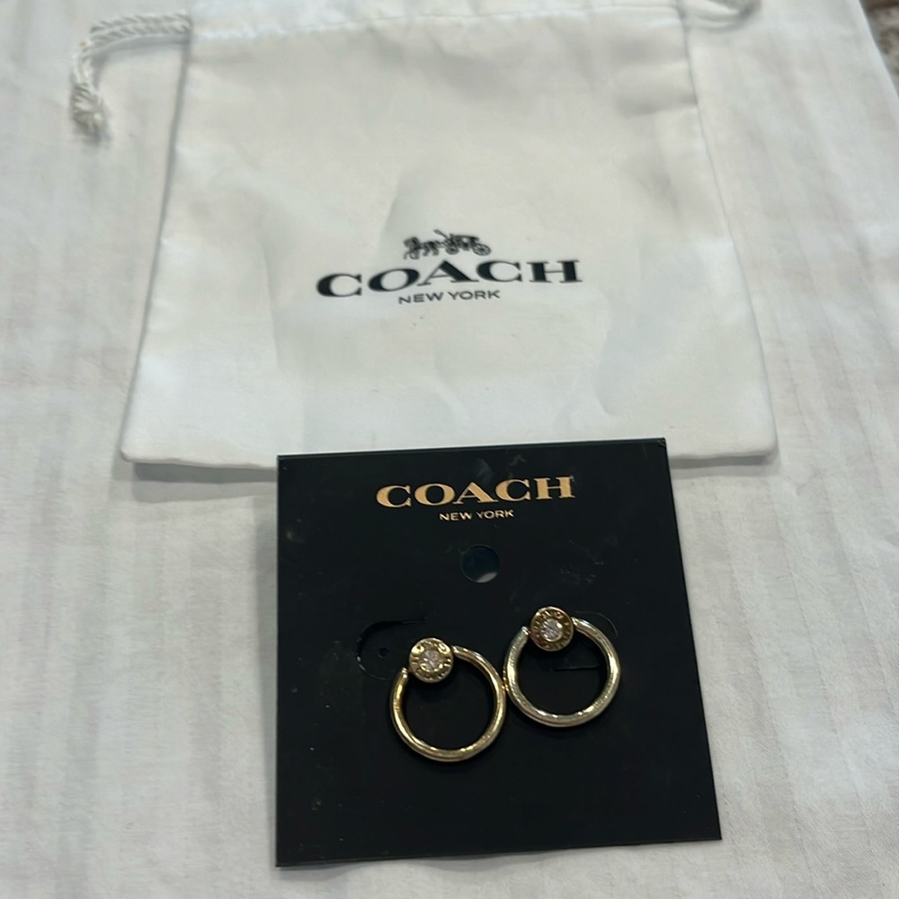 Coach earrings